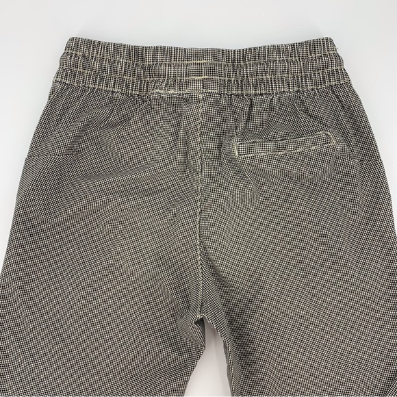 Retrod Beige & Black Houndstooth Pull-On Jogger Style Cotton Ankle Pants, XS - Picture 8 of 16